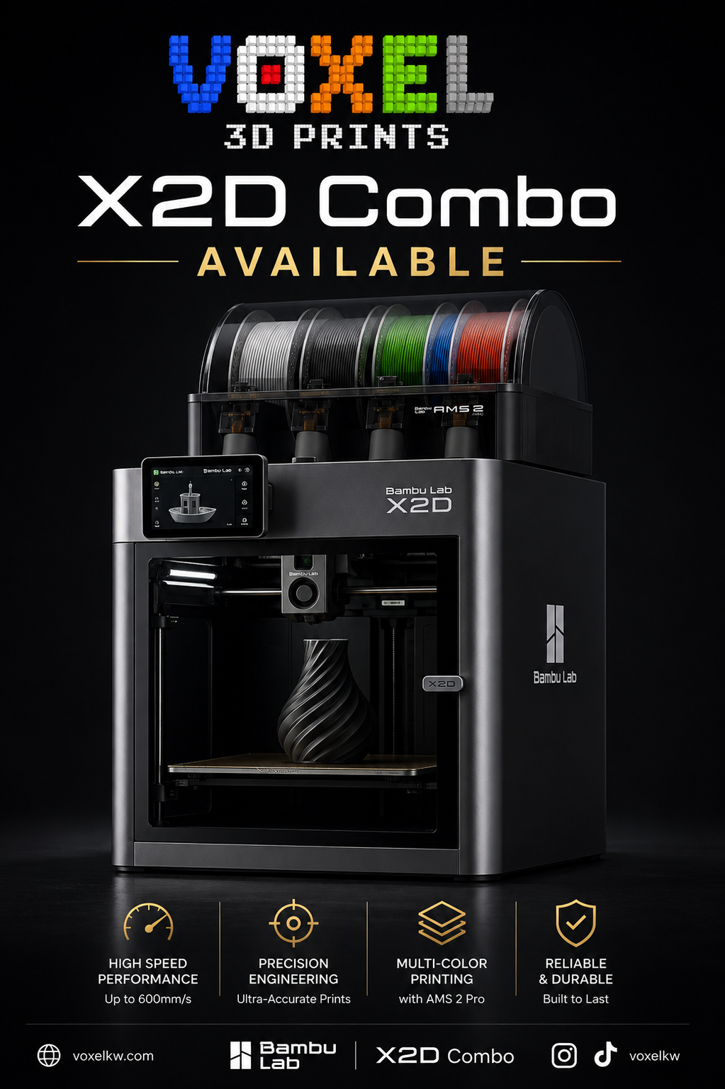 Bambulab X2D Combo